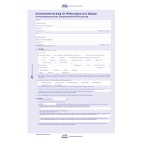 Avery Zweckform Mietvertrag 2873 DIN A4 selbstdurchschreibend 1 Durchschlag 2 x 5 Bl. 5 St./Pack.