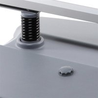 FRANKEN Kundenstopper TANK 67 x 112,3 x 59 cm (B x H x T) DIN A1 Standfuß Aluminium silber