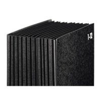 PAGNA Pultordner Classic DIN A4 1-12, Jan.-Dez. Hartpappe, 80 % recycelt schwarz 12 Fächer