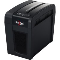 Rexel® Aktenvernichter Secure X6-SL Slimline Whisper-Shred™ P-4 Papier, Heftklammern, Büroklammern Partikelschnitt schwarz