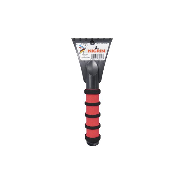 Eiskratzer 100mm 25cm Kunststoff rot/schwarz