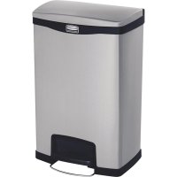 Rubbermaid Abfalleimer Tretabfalleimer Slim Jim Metall...