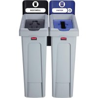 Rubbermaid Abfalleimer Recyclingset Slim Jim 2057-Serie