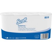 SCOTT Toilettenpapier 8519 Tissue 2-lagig 8 Rollen...
