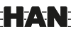 HAN Visitenkartenbox VIP 2000-31 f. 500Karten schwarz/grau +Register