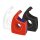 tesa Handabroller Easy Cut 57444-00001 19mmx33m rot/blau