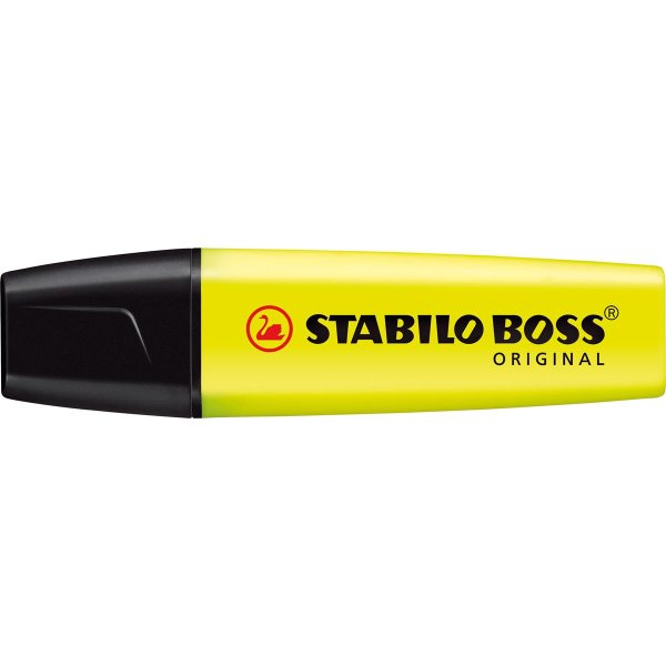 STABILO® Textmarker BOSS® ORIGINAL 2-5mm gelb Keilspitze