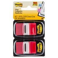 Post-it Haftstreifen Index Standard 680-RD2 50Blatt rot 2...