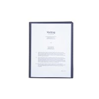 Sichtbuch DIN A4 Polypropylen schwarz 20 Hüllen