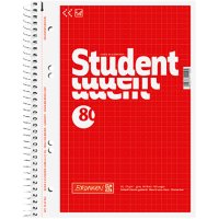 BRUNNEN Collegeblock Student DIN A5 kariert 70g/m²...