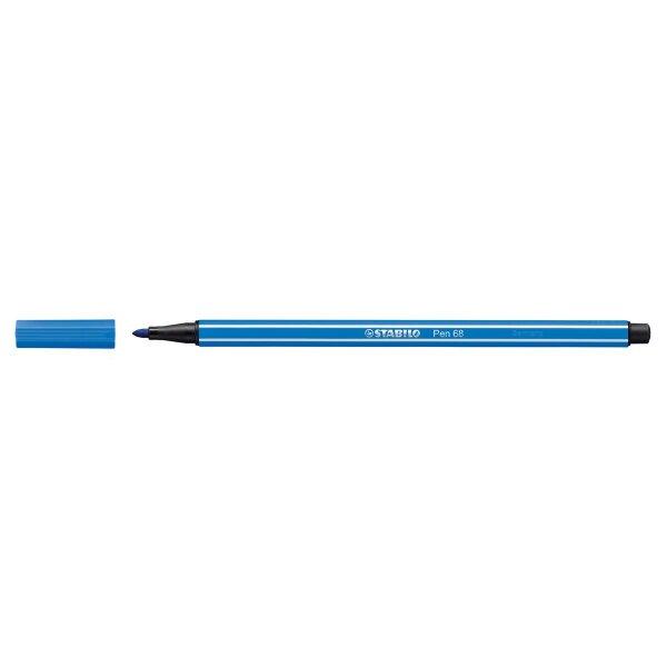 STABILO Fasermaler Pen 68/41 M 1mm Rundspitze dunkelblau