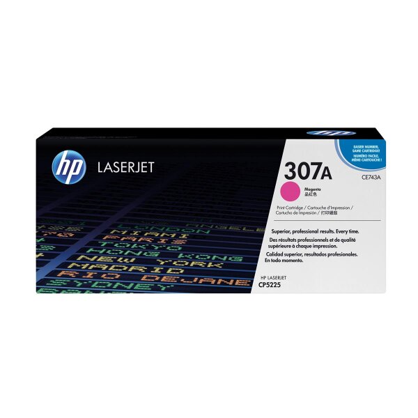 HP Toner CE743A 307A 7.300Seiten magenta