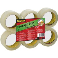 Scotch Packband S5066T6 50mmx66m transparent 6 Rl./Pack.