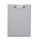 Klemmbrett DIN A4 Polystyrol grau