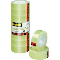 Scotch Klebefilm 550 5501933 19mmx33m transparent 8...