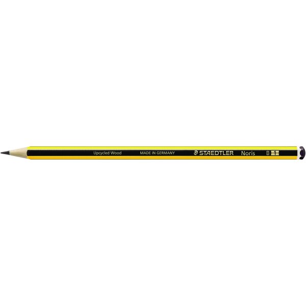 STAEDTLER Bleistift Noris 120-1 B sechskantform gelb/schwarz