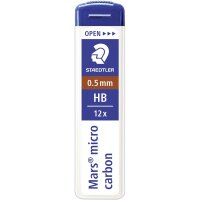 STAEDTLER Feinmine Mars micro carbon 250 05-HB 0,5mm 12...