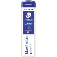STAEDTLER Feinmine Mars micro carbon 250 07-HB 0,7mm 12...