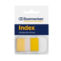 Soennecken Haftstreifen Index 5820 25x43mm 50Streifen...