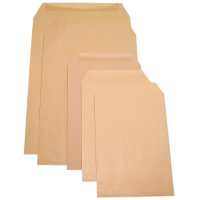 Soennecken Versandtasche DIN C5 162 x 229 mm (B x H) mit gummierter Klappe ohne Fenster 90g/m² natronbraun 25 St./Pack.