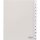 DURABLE Register 683519 230/245x297mm 12teilig Hartfolie tr