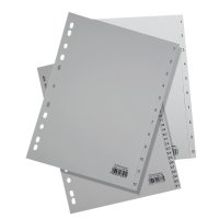 Soennecken Zahlenregister DIN A4 1-10 Polypropylen grau