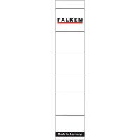 Falken Ordneretikett 80037765 schmal/kurz sk weiß...