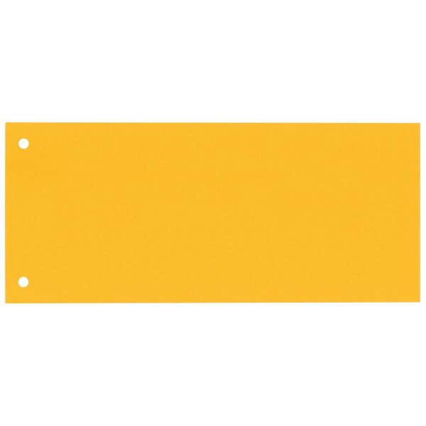 Bene Trennstreifen 201950GE Karton gelb 100 St./Pack.