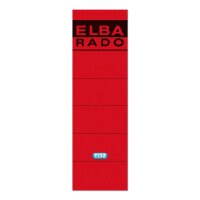 ELBA Ordneretikett 100420950 breit/kurz sk rot 10 St./Pack.