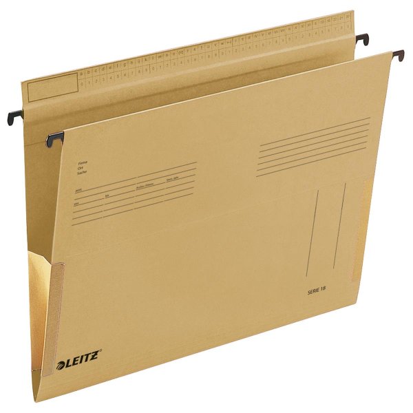 Leitz Hängetasche SERIE 18 DIN A4 250g/m² Natronkarton naturbraun 25 St./Pack.