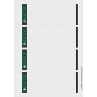 Leitz Ordneretikett 16850085 kurz/breit Papier gr 400...
