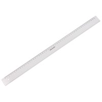 Soennecken Lineal 50cm Polystyrol transparent