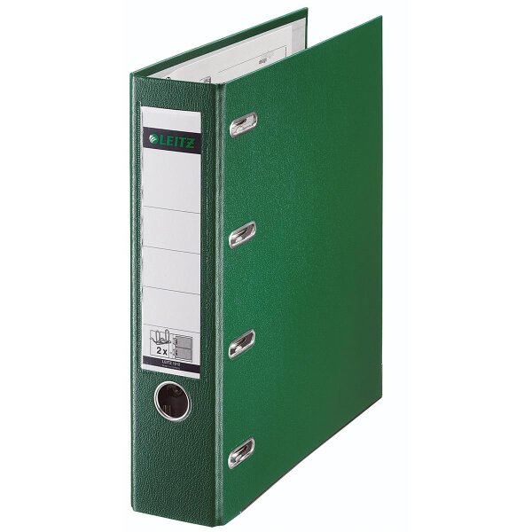 Leitz Doppelordner 10120055 2xDIN A5 quer 75mm PP grün