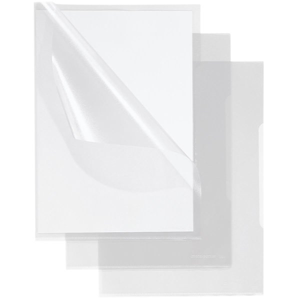 Soennecken Sichthülle DIN A4 120µm oben, rechts offen dokumentenecht Polypropylen transparent genarbt 100 St./Pack.
