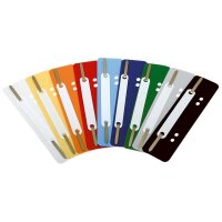 Soennecken Heftstreifen 3170 kurz Kunststoffdeckl. rt 25 St./Pack.