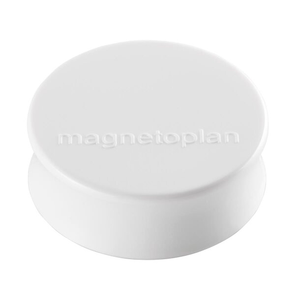 magnetoplan Magnet Ergo Large 1665000 34mm weiß 10 St./Pack.