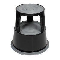 Soennecken Rollhocker 3617 mit 3 Gleitrollen Metall schwarz