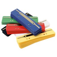 Soennecken Heftstreifen 3180 PP Metalldeckl. rot 25...