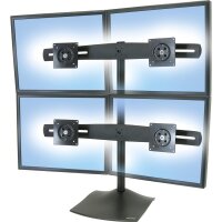 ERGOTRON Monitorständer 33-324-200 für 4 Monitore schwarz
