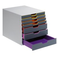DURABLE Schubladenbox VARICOLOR® 7 7 Schubladen DIN...