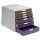 DURABLE Schubladenbox VARICOLOR® 7 7 Schubladen DIN A4, DIN C4, Folio, Letter ABS Kunststoff/Polystyrol Gehäusefarbe: grau Farbe der Schublade: anthrazit/mehrfarbig