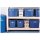 DYMO® Schriftbandkassette 9 mm x 7 m (B x L) transparent schwarz