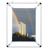 FRANKEN Spannrahmen 39,7 x 52 cm (B x H) 29,7 x 42 cm (B x H) DIN A3 Aluminium silber