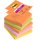 Post-it® Haftnotiz Super Sticky Z-Notes Boost Collection 76 x 76 mm (B x H) vitalorange, limonengrün, tropicalpink, ultragelb 90 Bl./Block 5 Block/Pack.