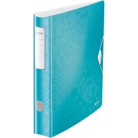 Leitz Ordner WOW 11070051 DIN A4 65mm PP eisblau