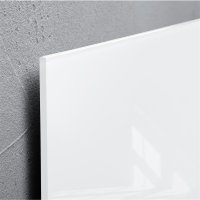 SIGEL Glasboard Artverum 240 x 120 x 1,8 cm (B x H x T) Tafel magnethaftend inkl. 2 starker SuperDym- Magnete Sicherheitsglas super-weiß