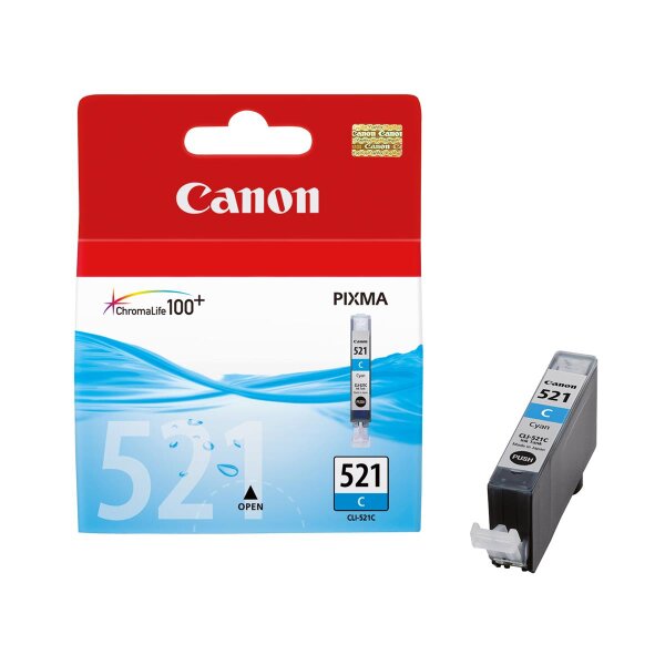 Canon Tintenpatrone 2934B001 CLI521C 9ml cyan