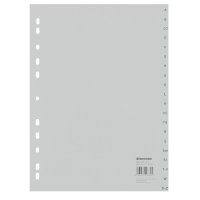 Soennecken A-Z Register DIN A4 Polypropylen grau 20...