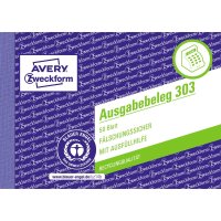 Avery Zweckform Ausgabebeleg 303 DIN A6 quer nicht...