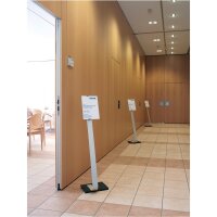 DURABLE Bodenständer INFO SIGN stand A4 481223 Aluminium